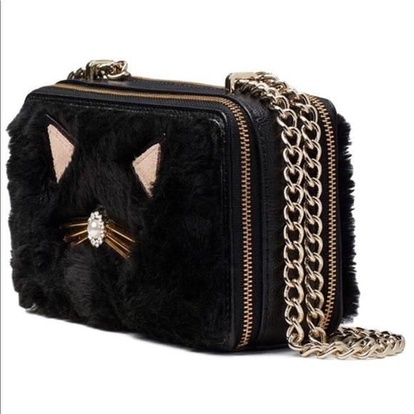 Kate Spade NY Marigold Brighton Lane Black Cat bag - Picture 2 of 8